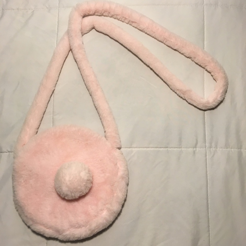 Pink Fuzzy Purse